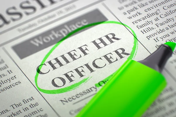 Were Hiring Chief HR Officer. — Zdjęcie stockowe