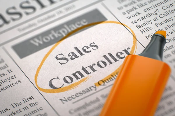 Sales controller gezocht. — Stockfoto