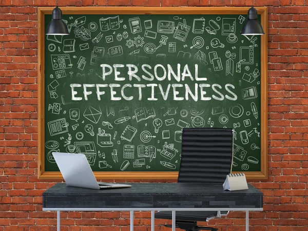 Personal Effectiveness - Hand Drawn on Green Chalkboard. — Stock Photo, Image