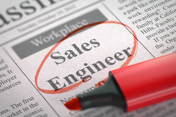 Were Hiring Sales Engineer. — Stock fotografie