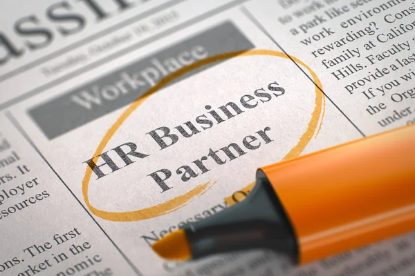 Embaucher maintenant un partenaire d'affaires RH . — Photo