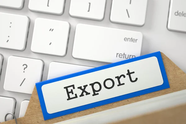 Lesezeichen des Kartenindex-Exports archivieren. — Stockfoto