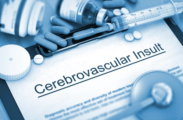 Cerebrovascular Insult Diagnosis. Medical Concept. — Stockfoto