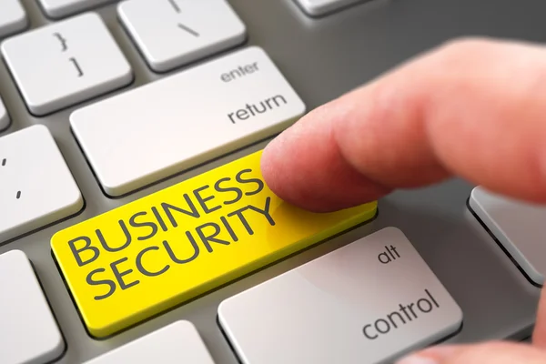 Business Security-tangentbord nyckelkoncept. — Stockfoto