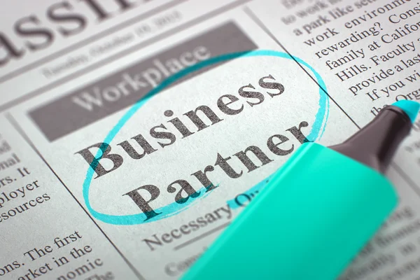 Were Hiring Business Partner. — Stockfoto