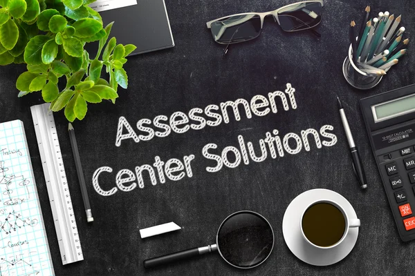 Assessment Center Solutions concept. 3D renderen. — Stockfoto