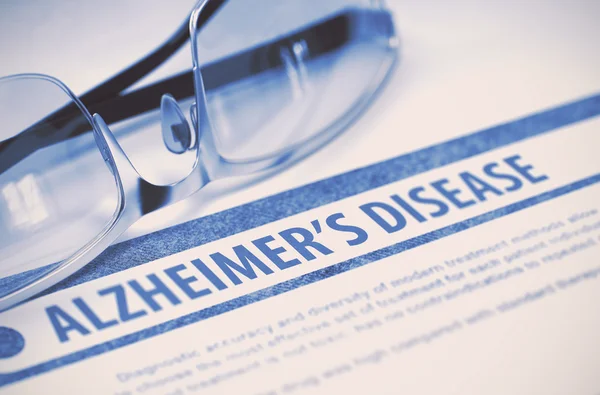 Ziekte van Alzheimers. Geneeskunde. 3D-illustratie. — Stockfoto