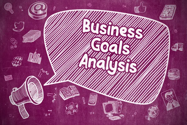 Business Goals Analysis - Business Concept. — Stock Photo, Image