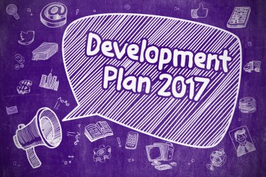 Geliştirme planı 2017 - iş kavramı.