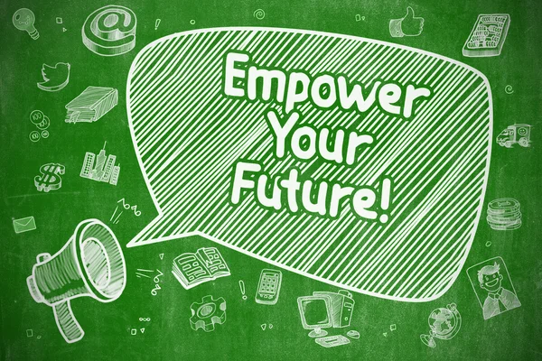 Empower your future - Geschäftskonzept. — Stockfoto