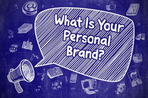 What Is Your Personal Brand - Business Concept. — Stock fotografie