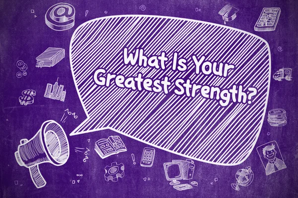 What Is Your Greatest Strength - Business Concept. — Zdjęcie stockowe