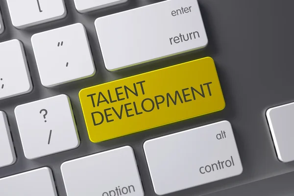 Talent Development CloseUp of Keyboard. 3D Illustration. — Stock Photo, Image