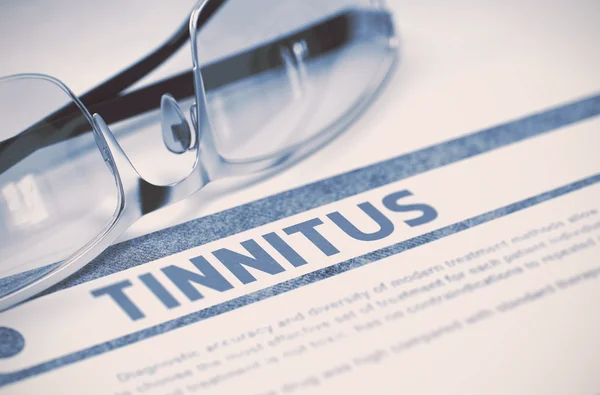 Tanı - Tinnitus. Tıbbi Konsept. 3d İllüstrasyon. — Stok fotoğraf
