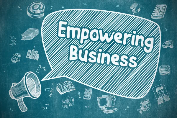 Empowering Business-üzleti koncepció. — Stock Fotó