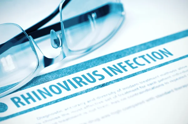Rhinovirus Infection. Medicine. 3D Illustration. — Stock Photo, Image