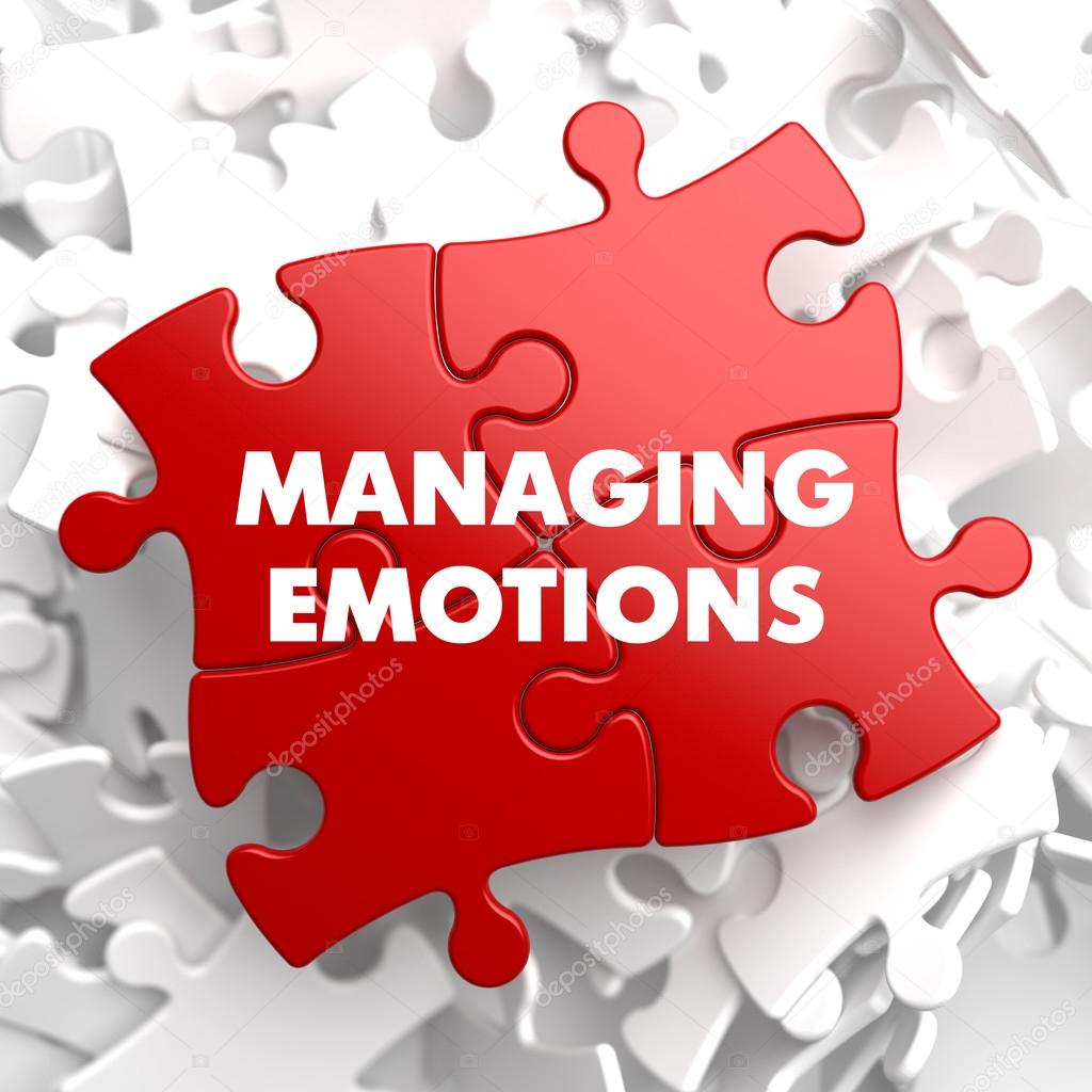 Managing Emotions on Red Puzzle.