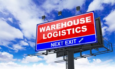 Depo lojistik kırmızı Pano.