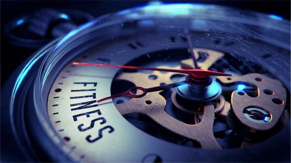 Fitness en la cara del reloj de bolsillo . — Foto de Stock