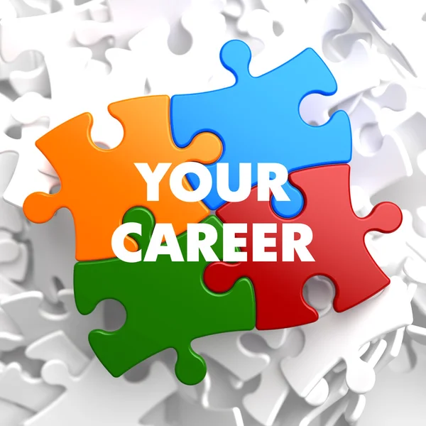 Your Career on Multicolor Puzzle. — Stock Photo, Image