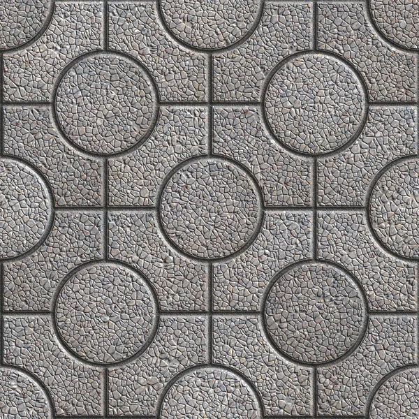 Grey Paving Slabs. Tileable Texture. — Stock Photo, Image