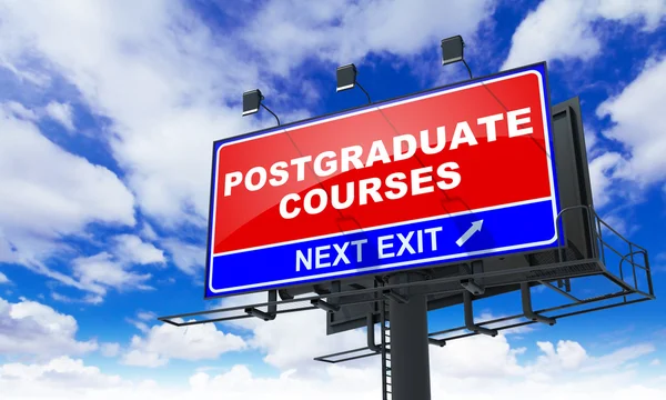 Cursos de Postgrado en Red Billboard . — Foto de Stock