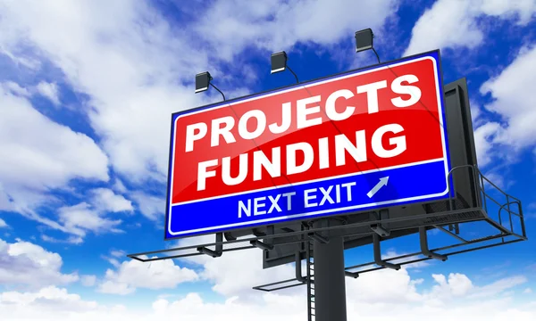 Financiación de proyectos en Red Billboard . — Foto de Stock