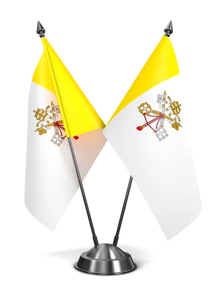 Città del Vaticano - Bandiere in miniatura . — Foto Stock