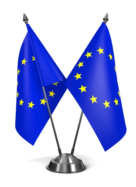 Uniunea Europeană - steaguri miniaturale . — Fotografie, imagine de stoc
