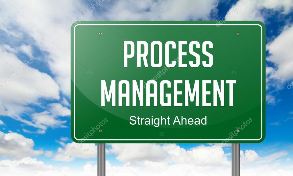 Process Management on Highway Signpost.
