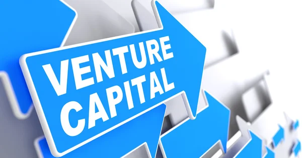 Venture Capital on Direction Arrow Sign. — Fotografie, imagine de stoc