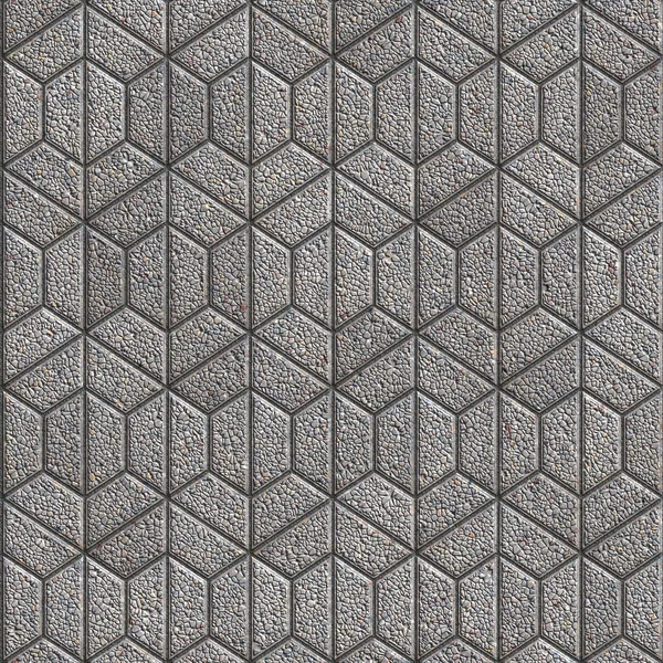 Dark Gray Decorative Pavement. — Stock Photo, Image