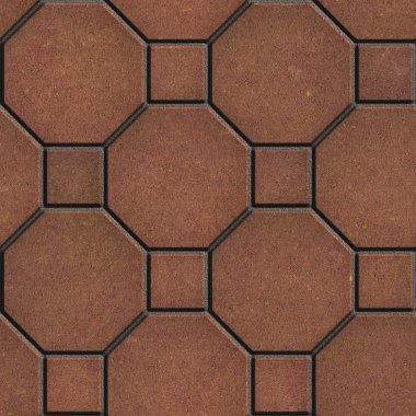 Kaldırım, sorunsuz Tileable doku kahverengi.