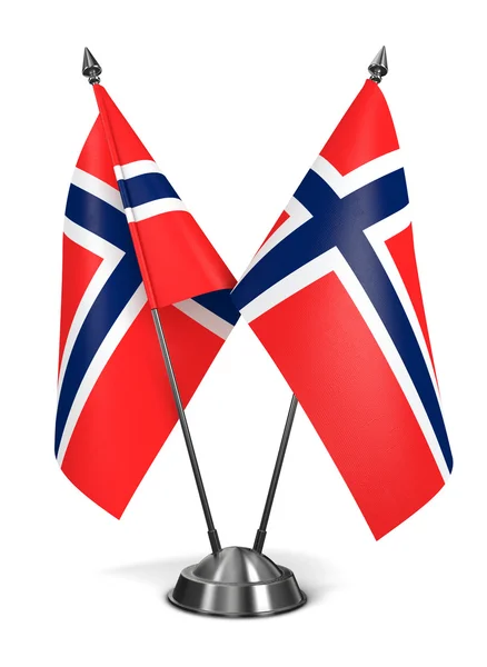 Noruega - Banderas en miniatura . — Foto de Stock