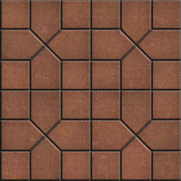 Pavimenti in mattoni marroni. Texture senza cuciture . — Foto Stock