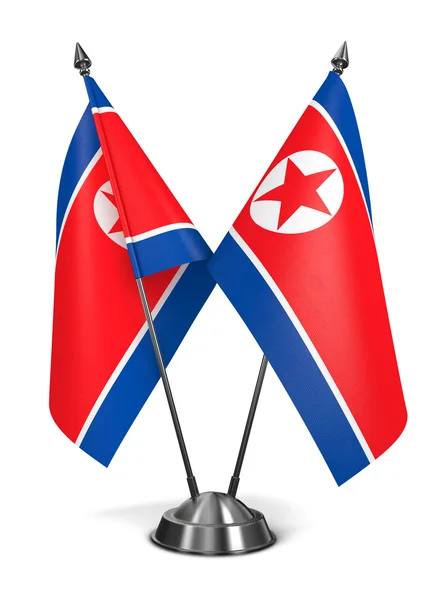 North Korea - Miniature Flags. — Stock Photo, Image