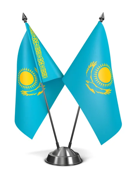 Kazachstán - miniaturní příznaky. — Stock fotografie