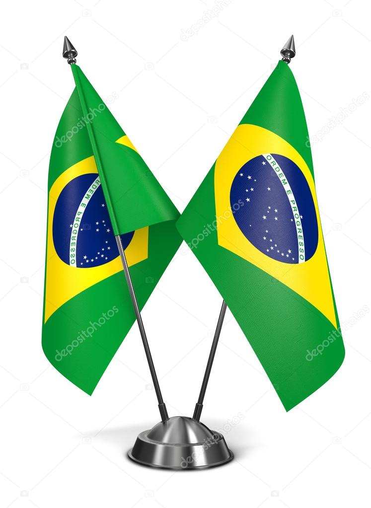Brazil - Miniature Flags.