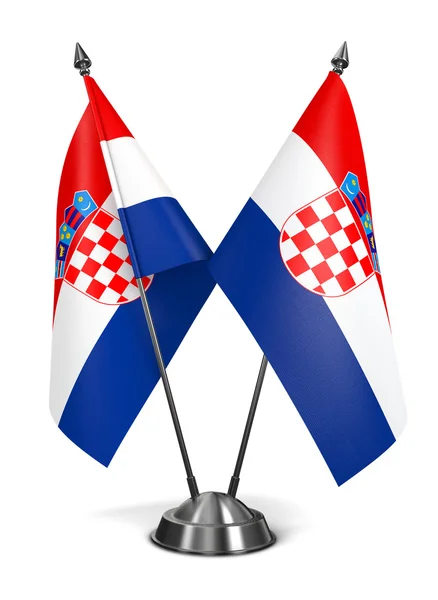 Kroatien - Miniaturfahnen. — Stockfoto