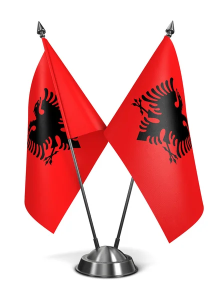 Albania - Miniature Flags. — Stock Photo, Image