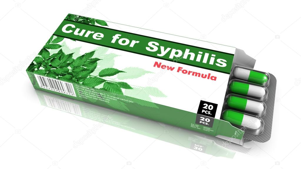 Cure For Syphilis, Green Open Blister Pack.