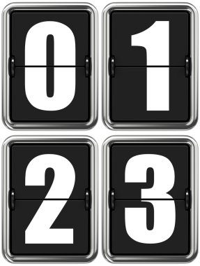 Basamak 0, 1, 2, 3 mekanik çetele tarihinde.