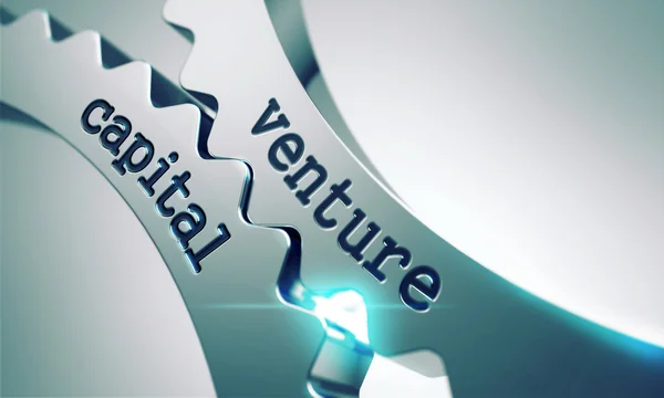 Venture Capital Concept on the Gears. — Stock Photo, Image