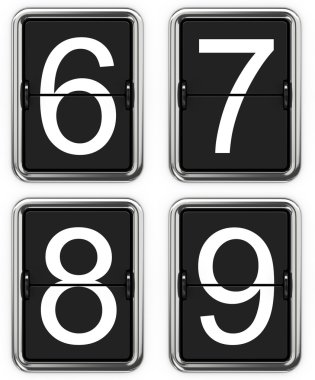Basamak 6, 7, 8, 9 tarihinde mekanik çetele.