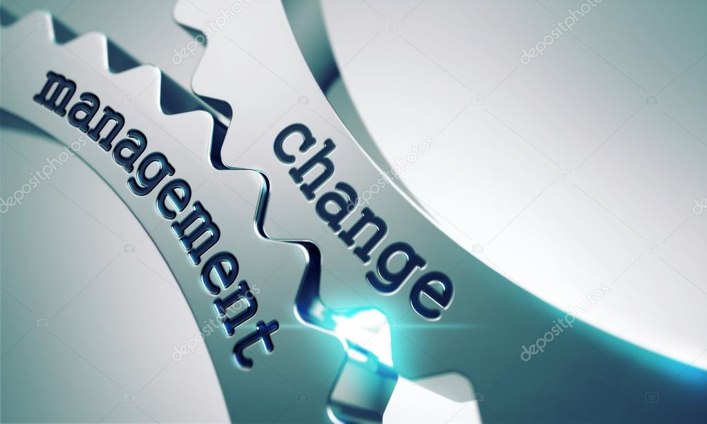 Change Management Concept on the Gears.