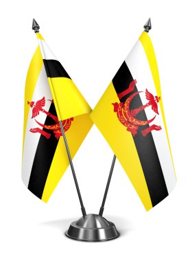 Brunei - minyatür bayrakları.