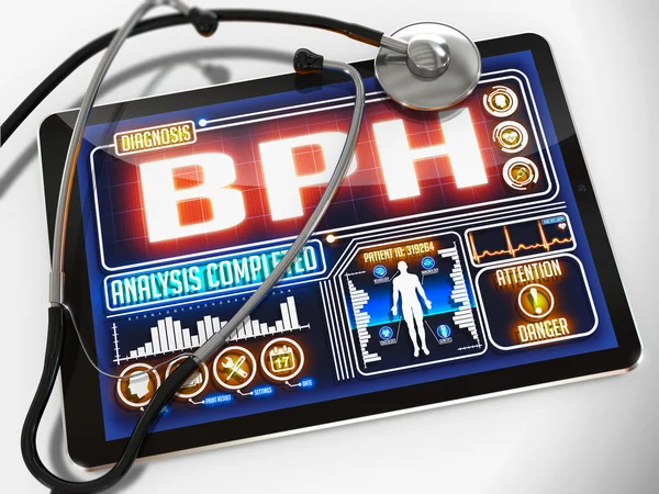 BPH on the Display of Medical Tablet. — Stock Photo, Image