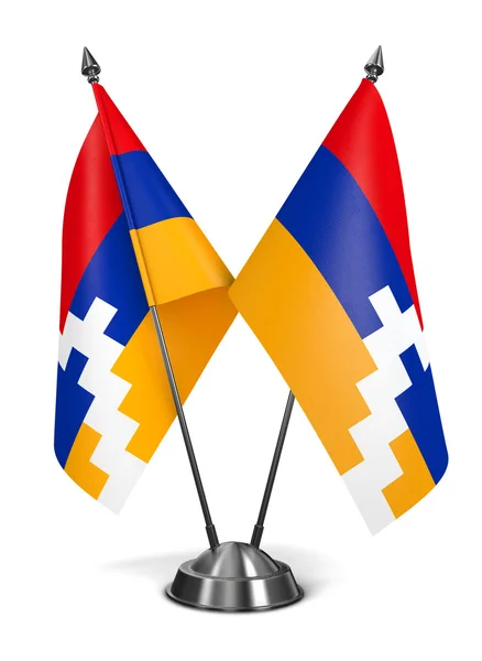 Nagorno Karabakh - Bendera Miniatur . — Stok Foto