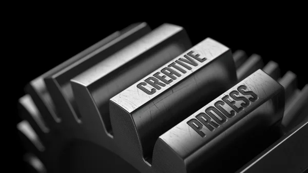 Creative Process on the Metal Gears. — Stock Photo, Image