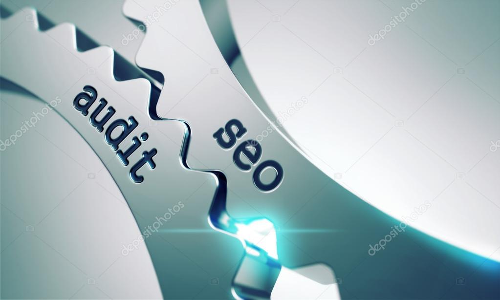 Seo Audit Concept on the Cogwheels.